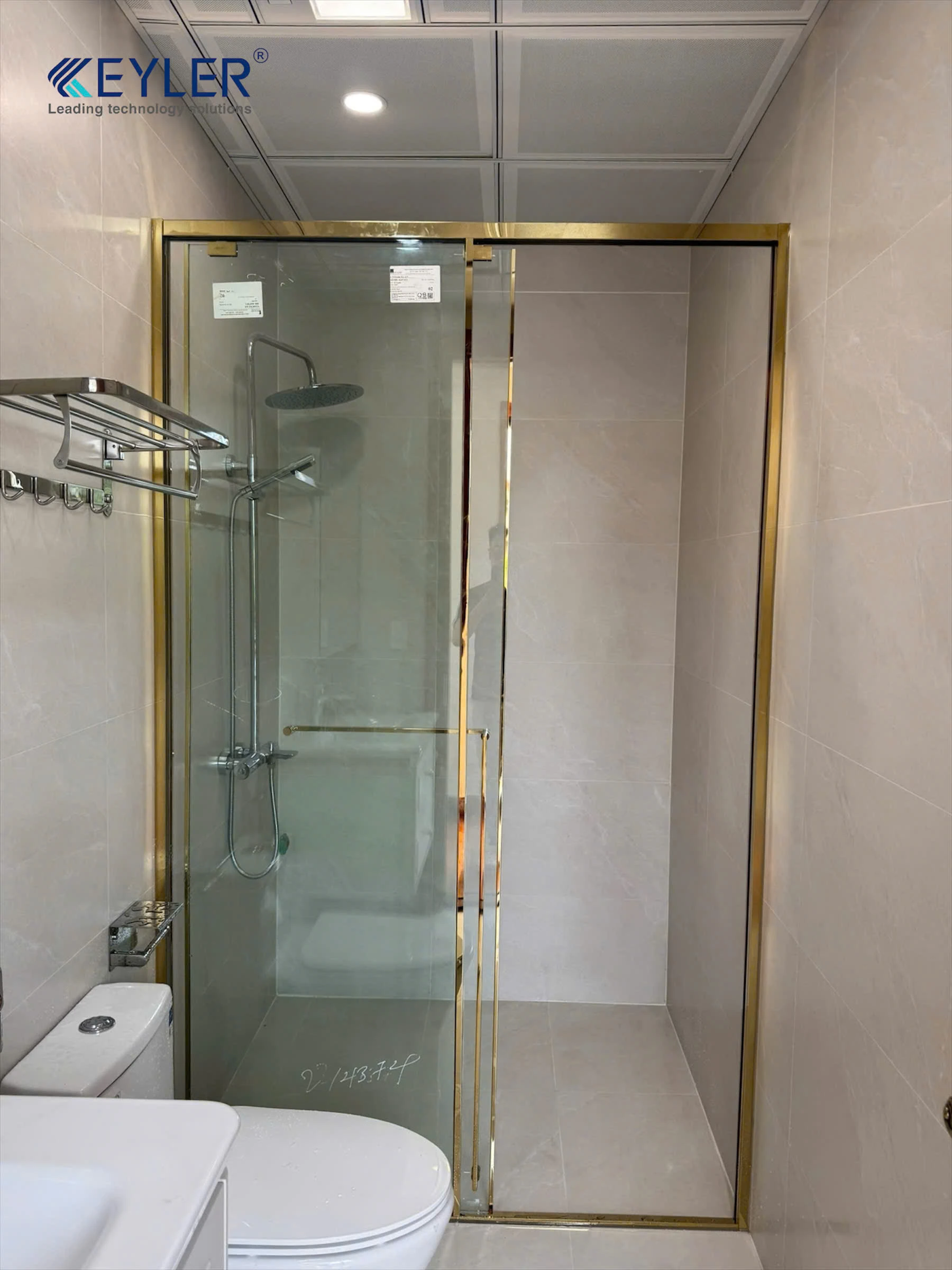 Bàn Giao Công Trình Cabin Tắm Kính Cao Cấp Tại VinHomes Vũ Yên – Hải Phòng