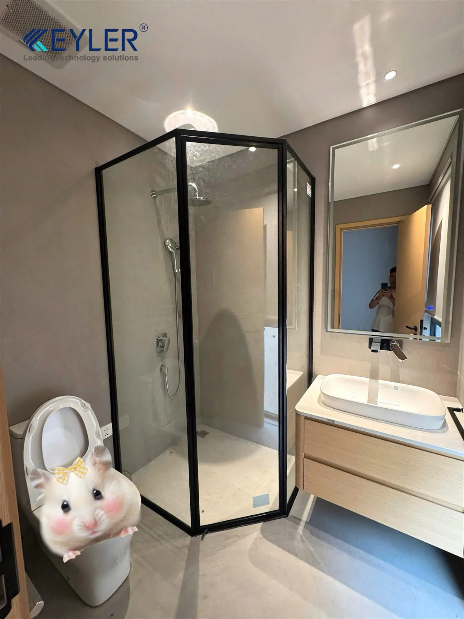 Hướng Dẫn Lắp Đặt Cabin Tắm Kính Góc 135° KL-9027Z (Bản Lề Giấu - Mở Quay 2 Chiều)