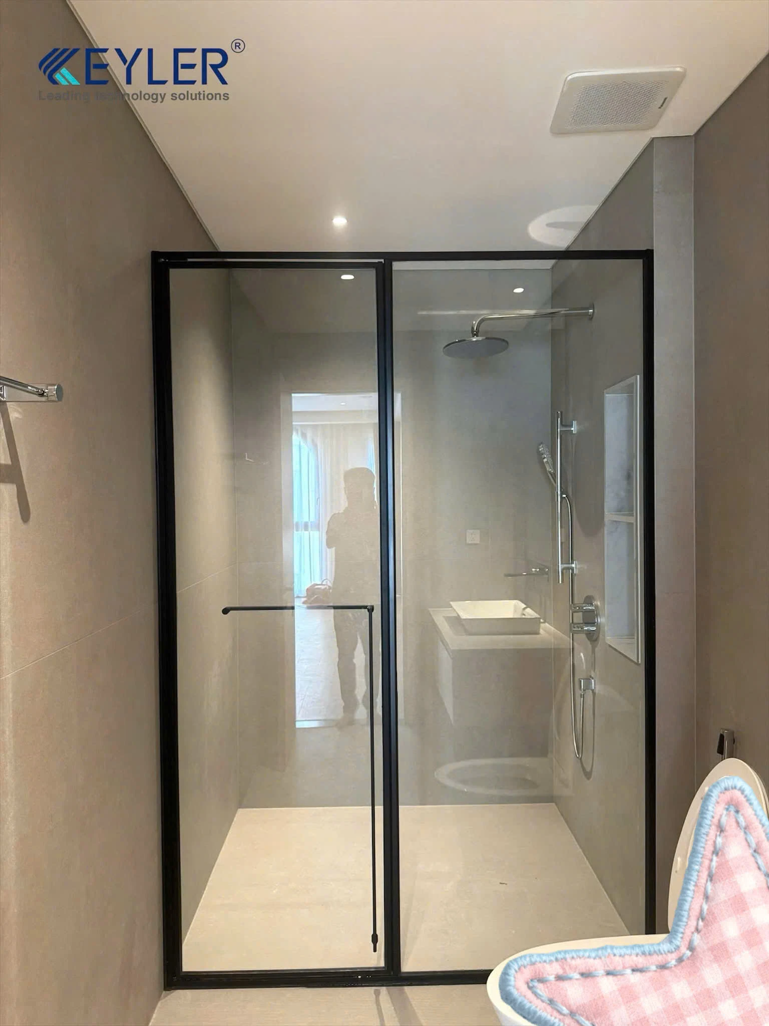 Hướng Dẫn Lắp Đặt Cabin Tắm Kính Thẳng 180 Độ KL-9027D (Bản Lề Giấu – Mở Quay 2 Chiều)