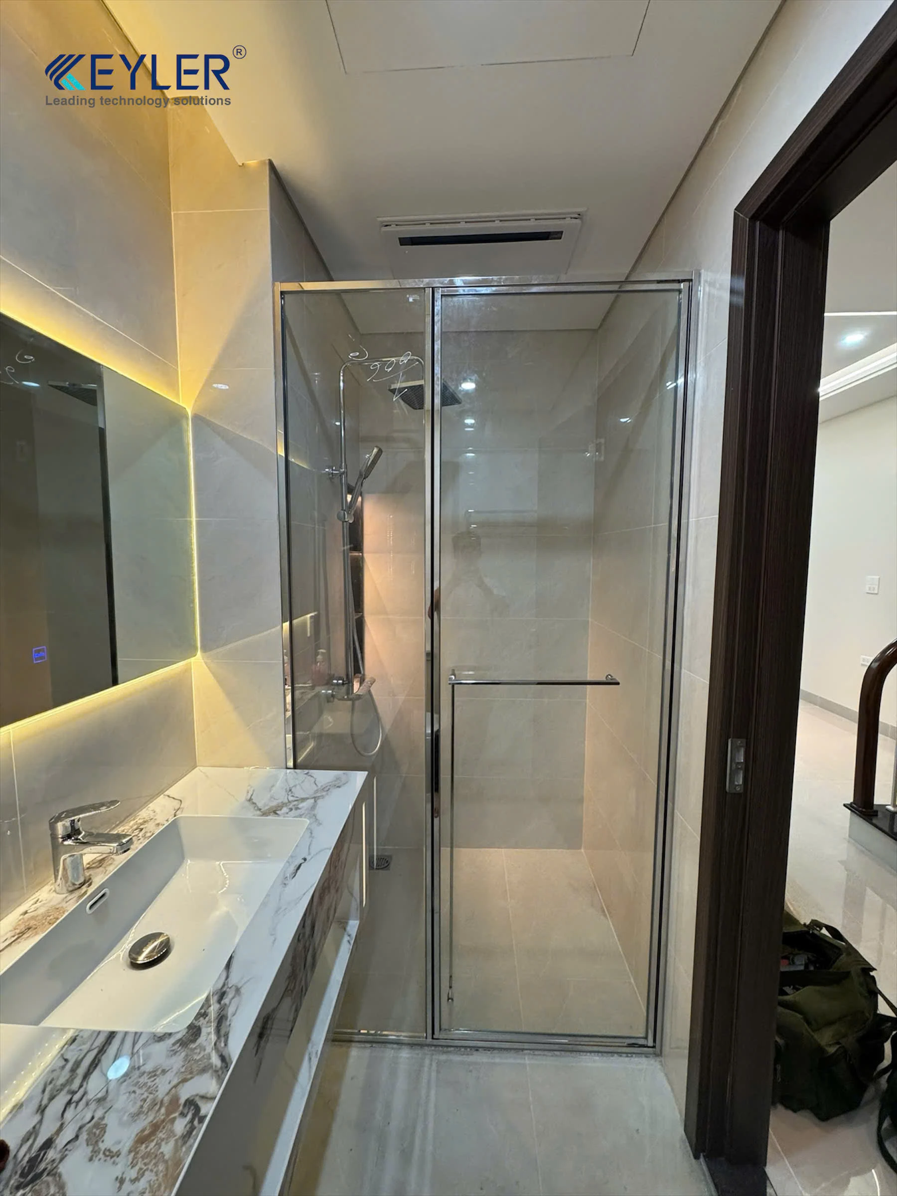BÀN GIAO CABIN TẮM KÍNH KL-9027D TẠI VINHOMES OCEAN PARK – GIA LÂM, HÀ NỘI