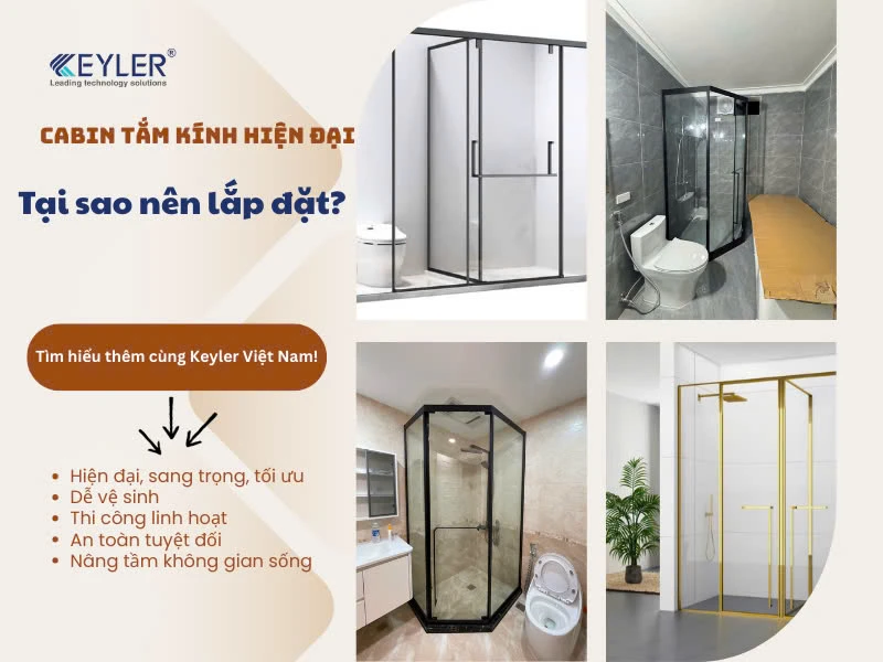 Lý Do Nên Lắp Đặt Cabin Tắm Kính Cho Phòng Tắm Hiện Đại
