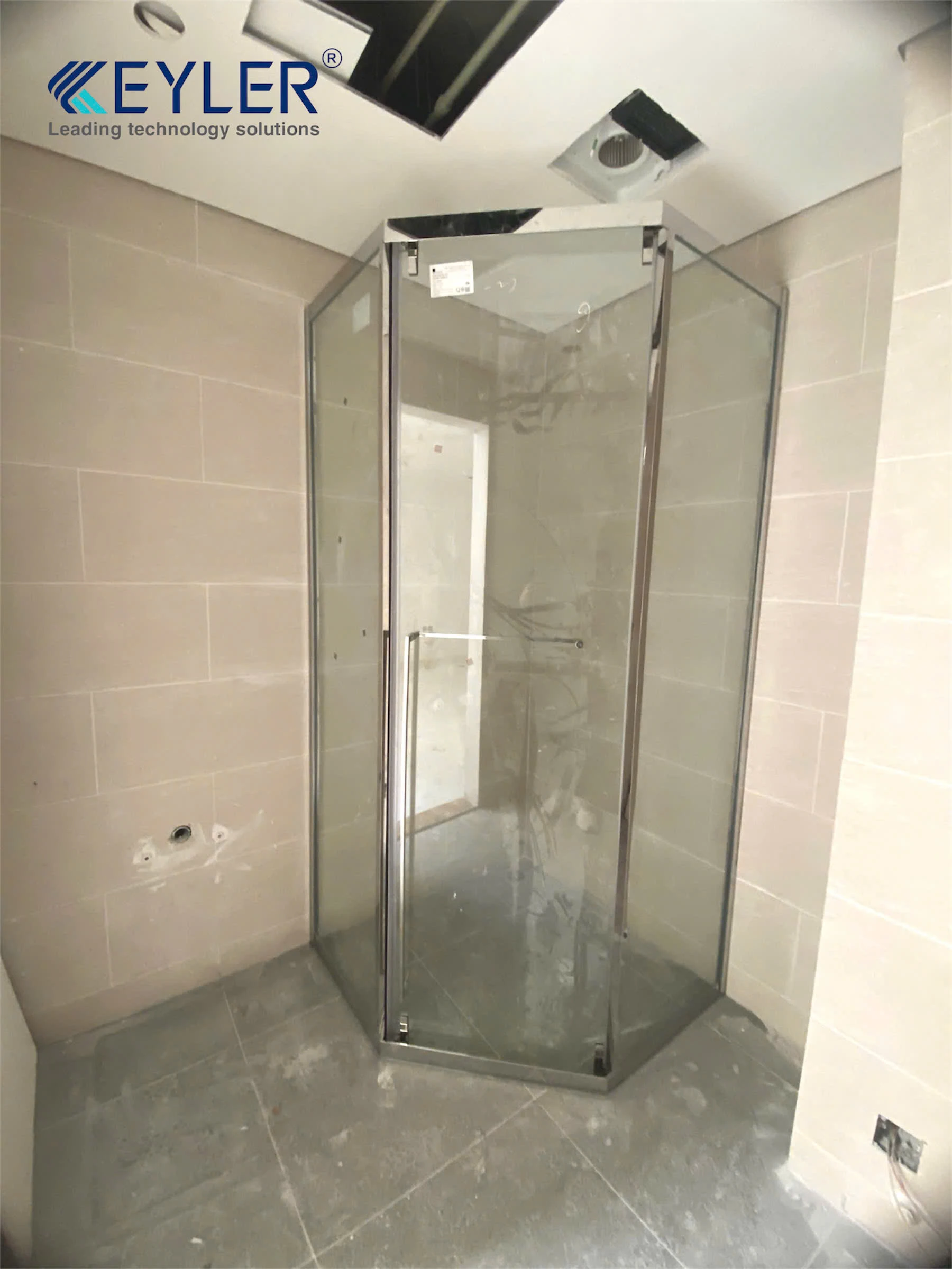 Bàn giao & hoàn thiện 05 bộ cabin tắm kính 135 độ KL-5037 tại nhà anh Nam – Kiến Hưng, Hà Đông, Hà Nội