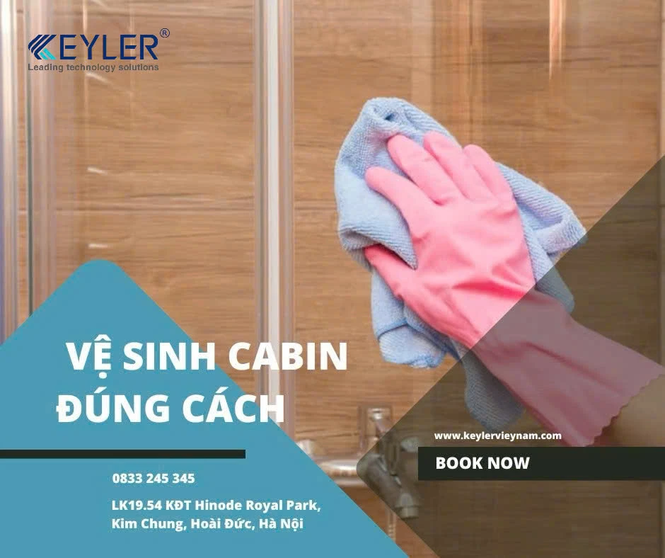 Vệ Sinh Cabin Tắm Kính Đúng Cách – Bí Quyết Giữ Không Gian Phòng Tắm Luôn Sáng Đẹp