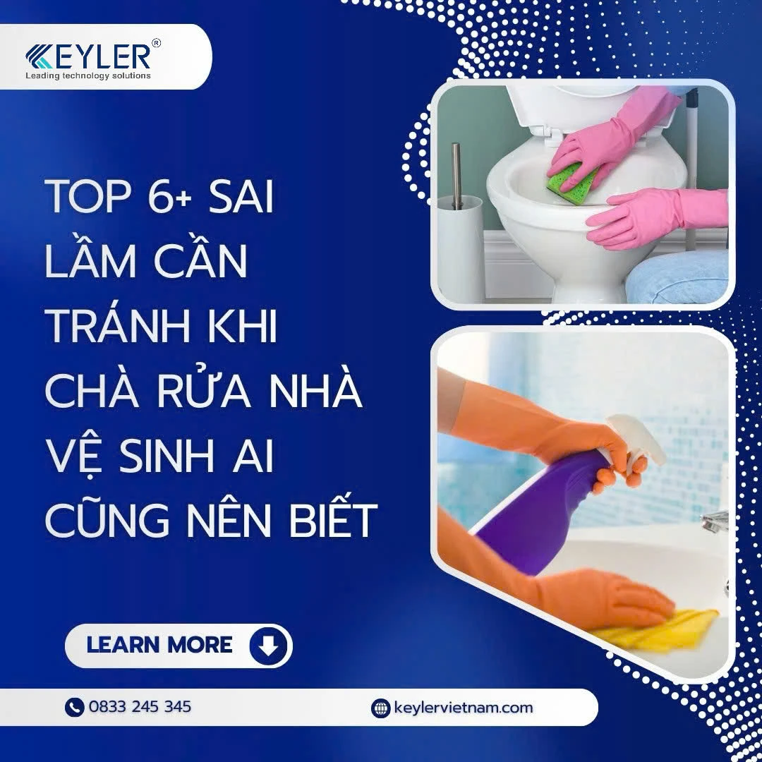 TOP 6+ Sai Lầm Cần Tránh Khi Chà Rửa Nhà Vệ Sinh – Giúp Phòng Tắm Luôn Sạch Đẹp Và Bền Lâu